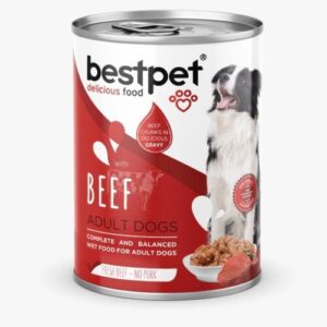 LATA BESTPET PERRO SABOR CARNE 400 GRS - Imagen 1